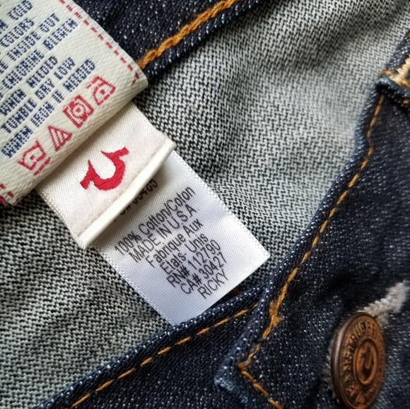 34 X 38 NWT True Religion Jeans - Picture 7 of 7